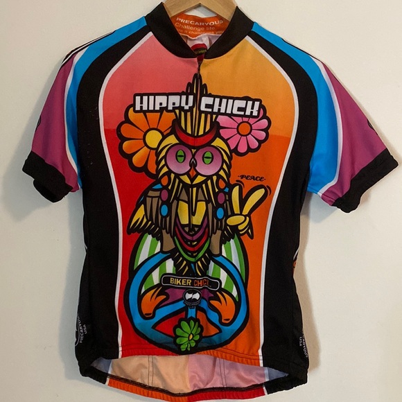 Women’s cycling jersey X-Large, new with tags, see pic for snags on left side - Picture 1 of 5